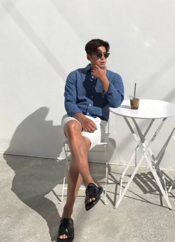 男生夏季上班怎么搭配  休閑風搭配 4