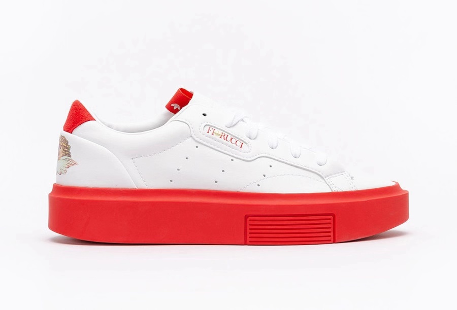 adidas+品牌 Fiorucci 全新配色的 adidas Sleek 2