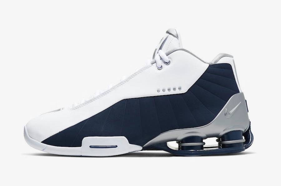 Nike Shox經(jīng)典白藍配色 十分具有科幻氣息 1