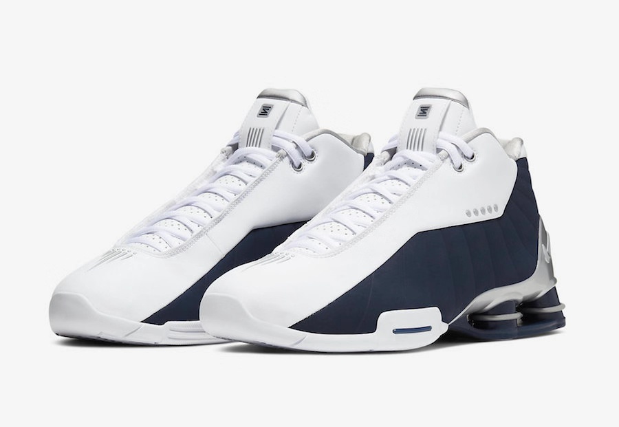 Nike Shox經(jīng)典白藍配色 十分具有科幻氣息 3
