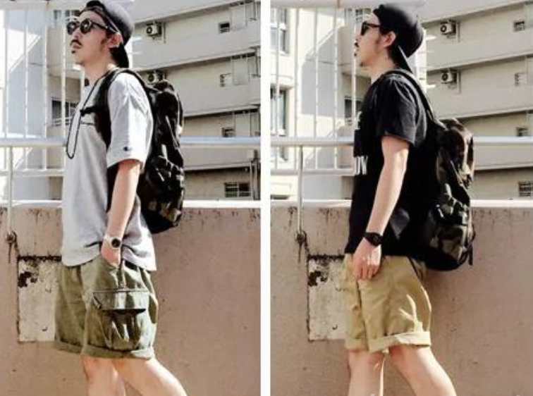 夏季男生搭配衣服圖片 又潮有比較簡單 2