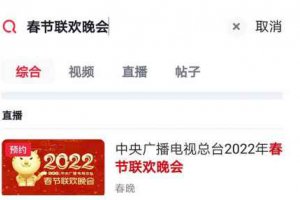 2020央視春晚網絡直播平臺 2022春晚直播在哪個APP