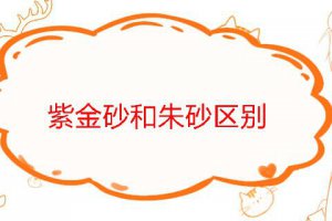 紫金砂和朱砂區別哪個好