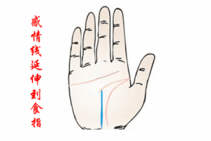 女的手相怎么看感情線 手相感情線圖解